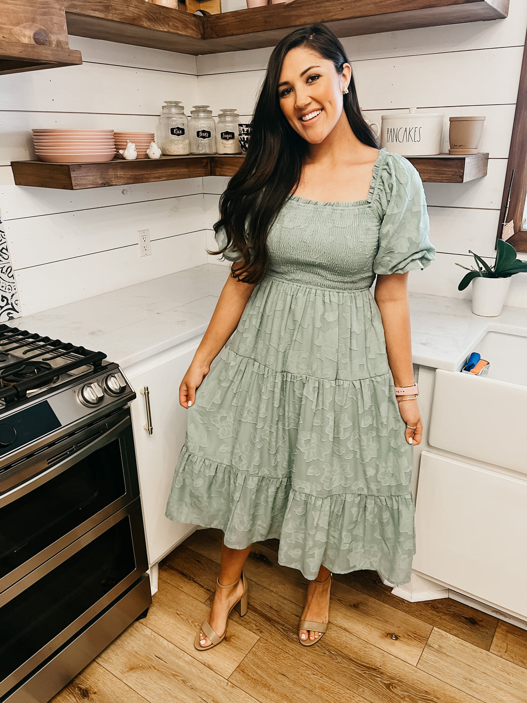 Jessie Sage Midi Dress